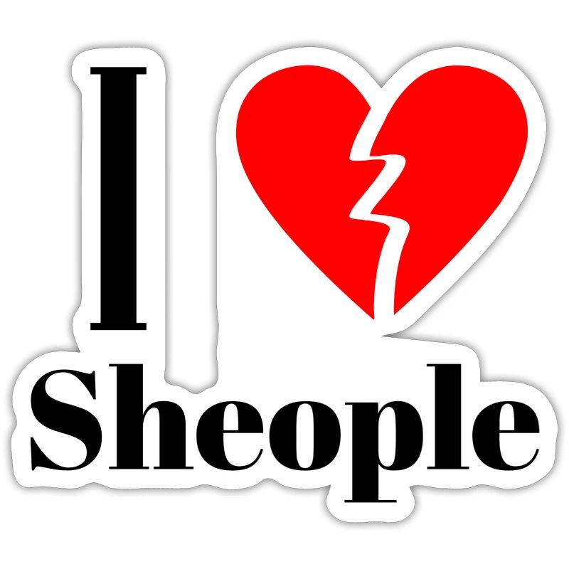 Déclaration de conception ironique de Sheople