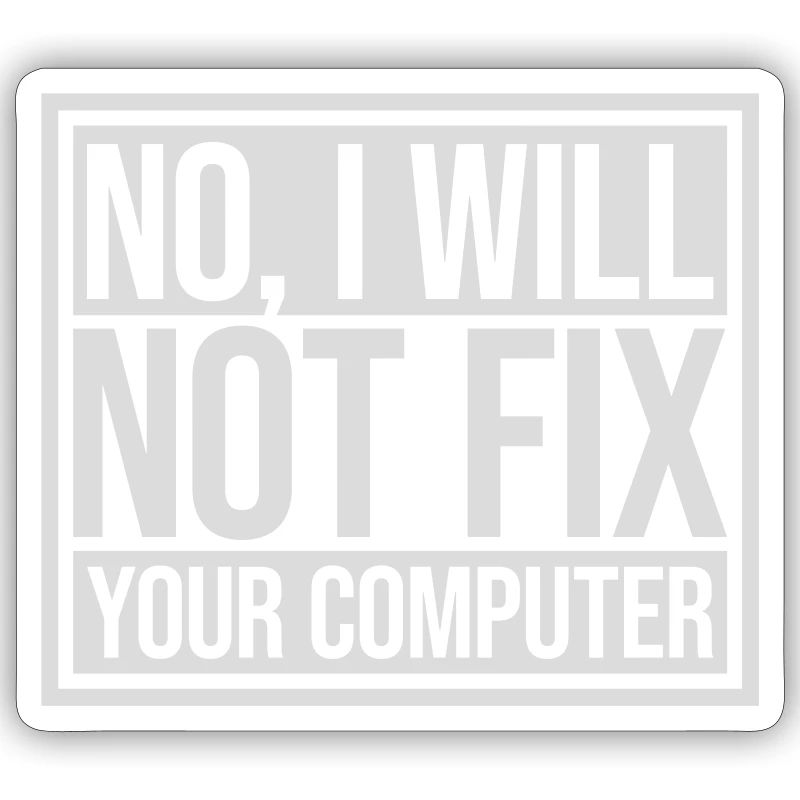 not fix your computer