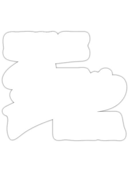 Bonus Mama Familie Stiefmutter Geschenk - Sticker Größe S (10 x 10 cm) - Mattweiß - Vorne
