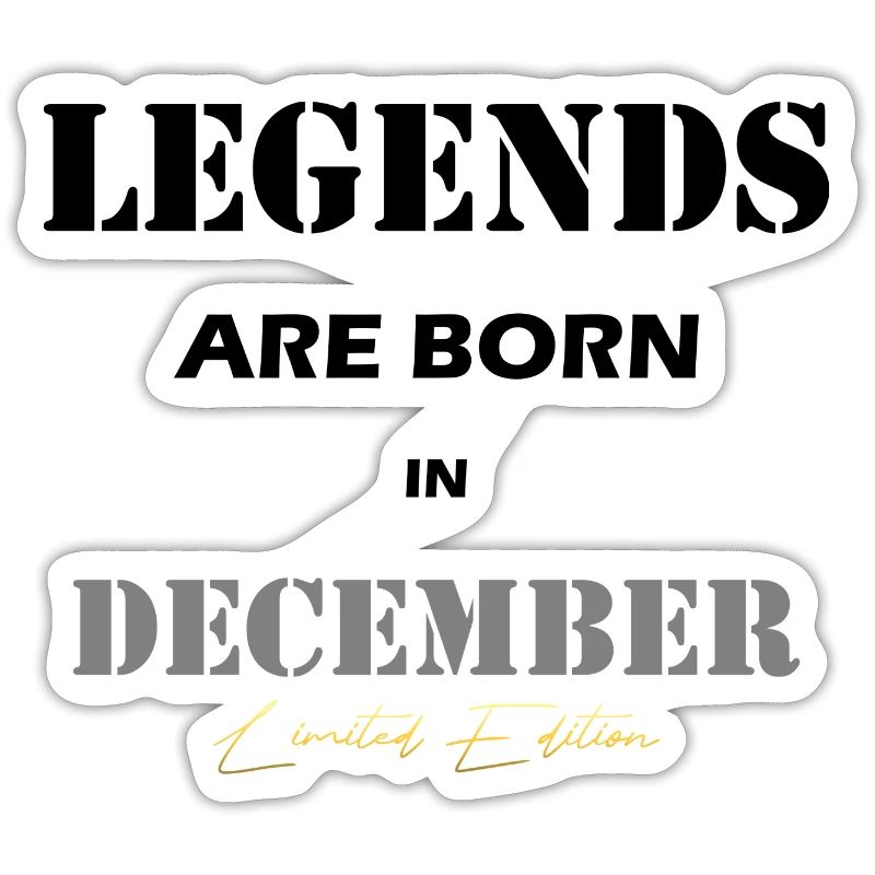 Décembre Legends Gift noir
