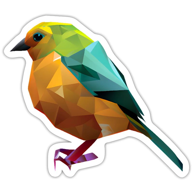 Conception d’oiseaux polygonaux