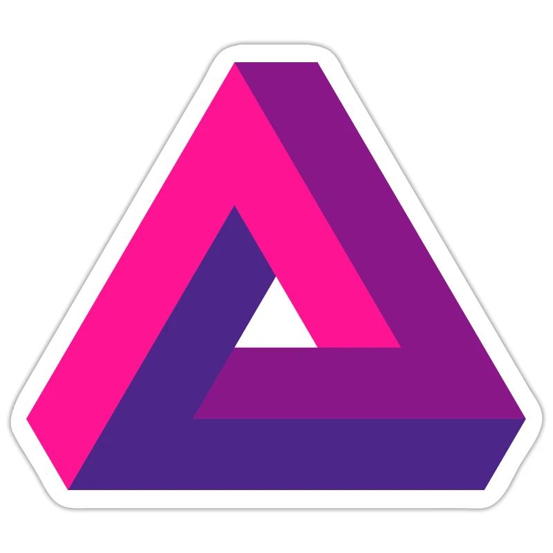 Mind-Bending Perspective: Impossible 3D Triangle