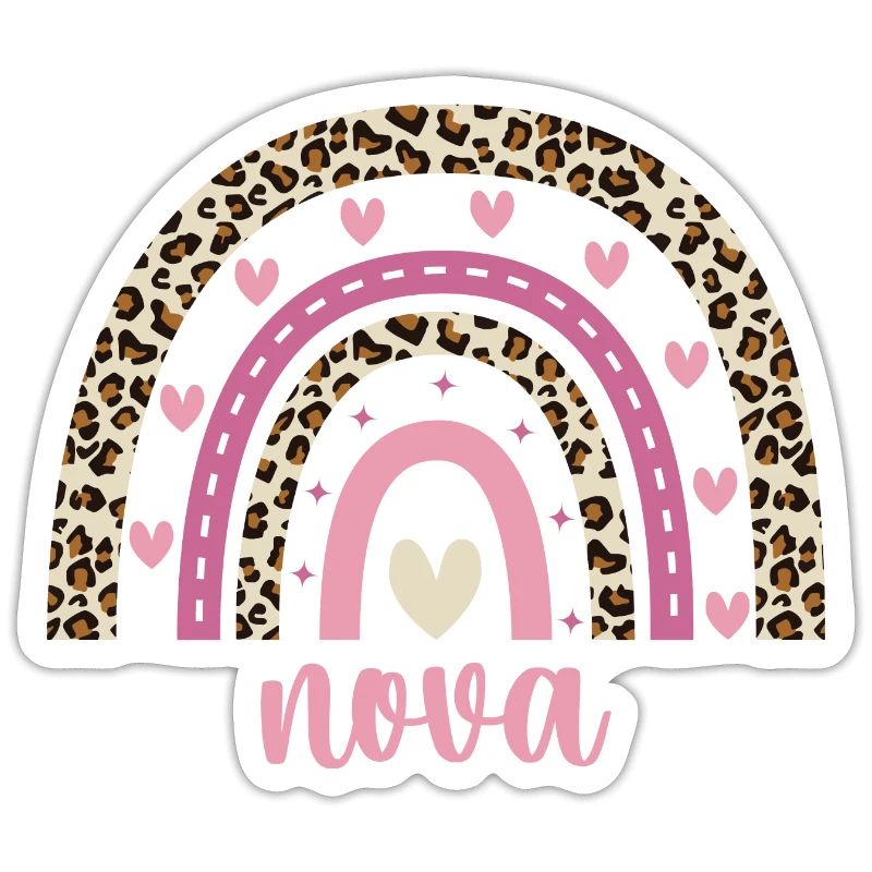 Nova Regenbogen Name Geburtstag Nova