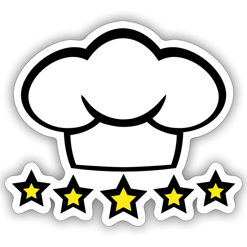 Chef Kitchen Chef’s Hat 5 étoiles Master Cool