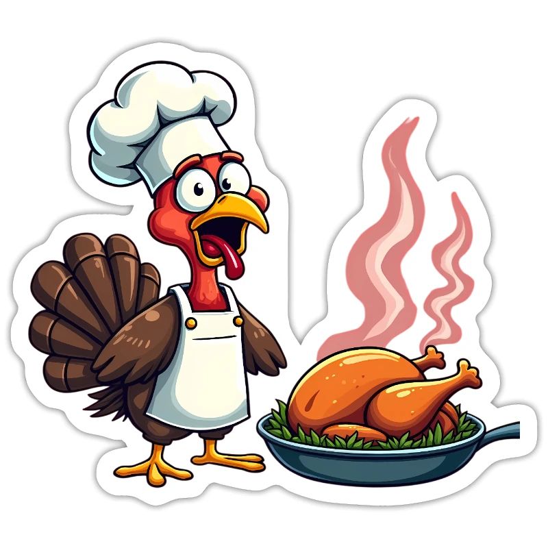 Cuisinier de dinde de Thanksgiving