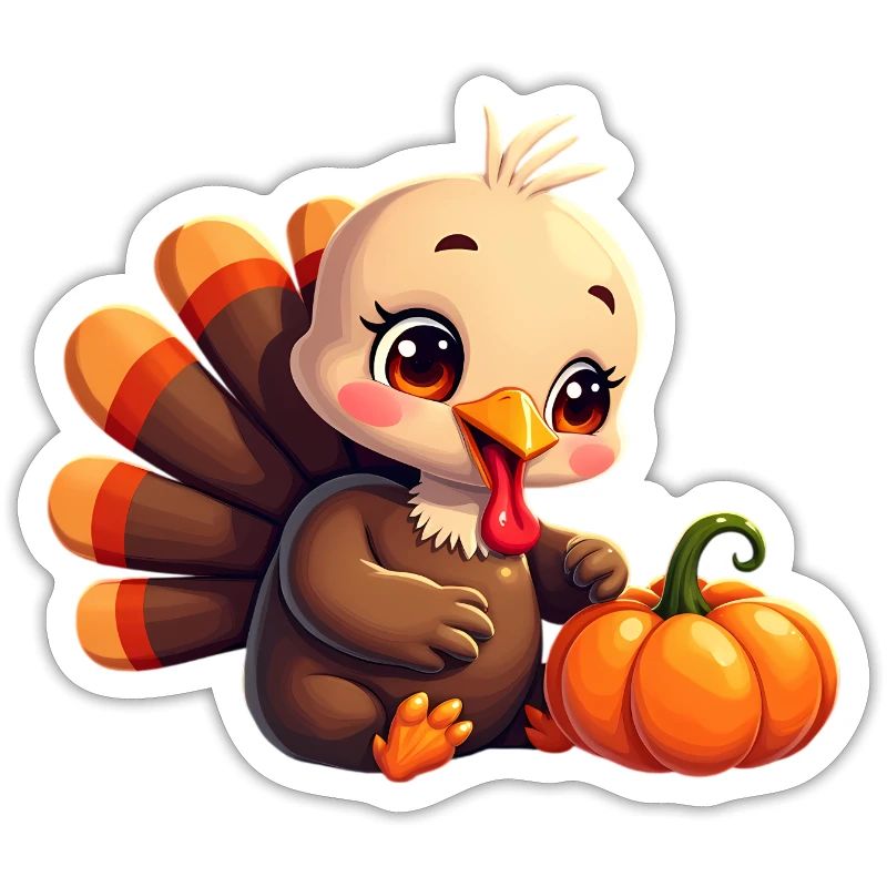 Bébé dinde de Thanksgiving