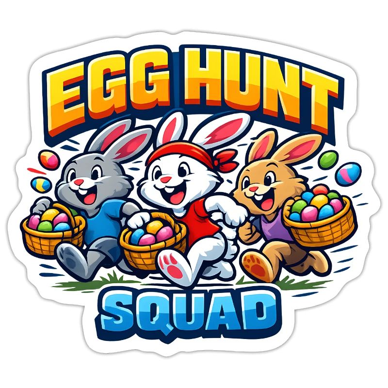 Egg Hunt Squad Kinder Ostern Osterei