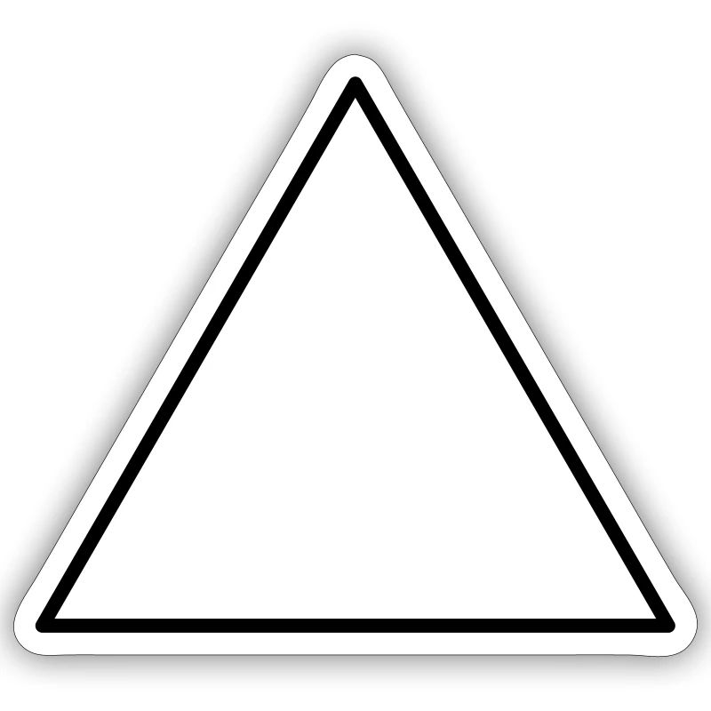 Symbol triangle equilateral