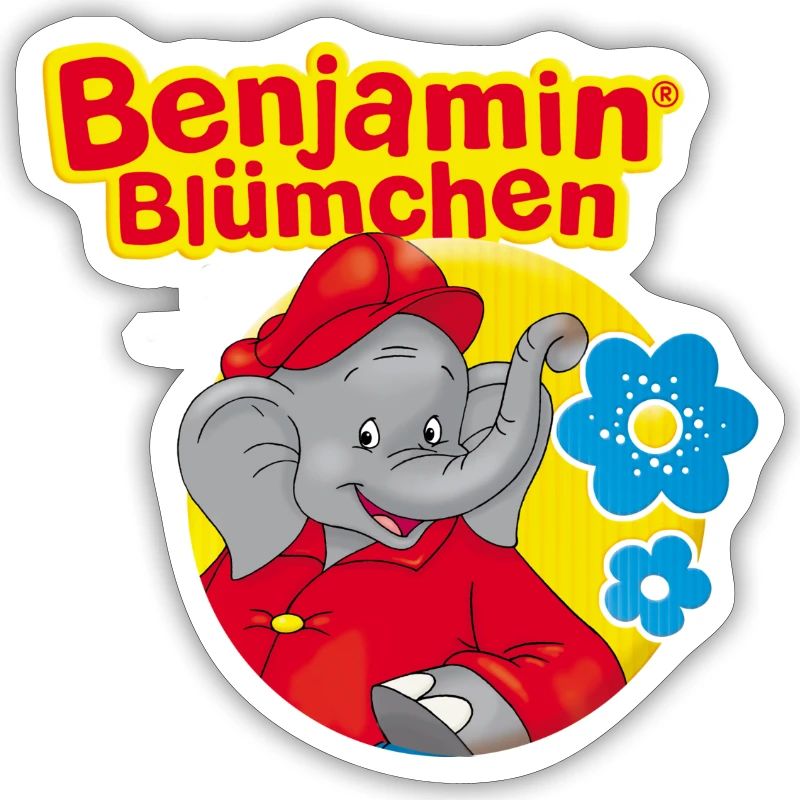 Benjamin Blümchen mit blauen Blümchen