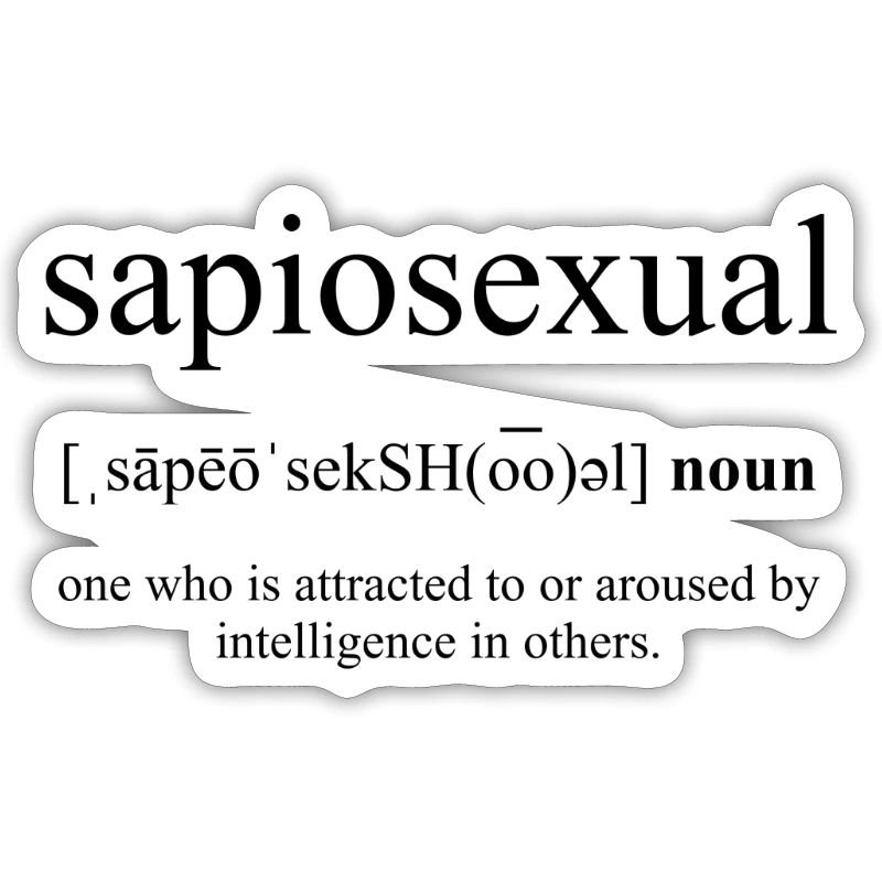 Définition de la sapiosexualité (sapiosexualité)