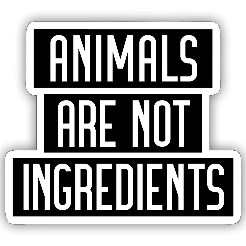 Animals are not ingredients - Vegan Protest