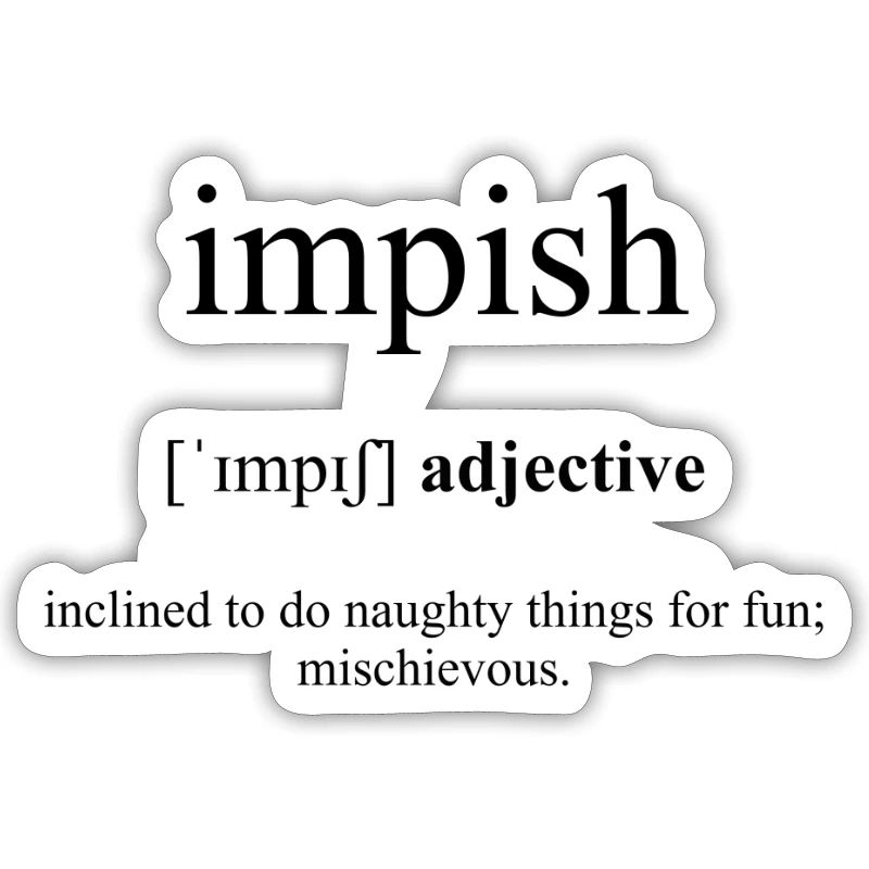 Impish (mischievous) Definition Dictionary
