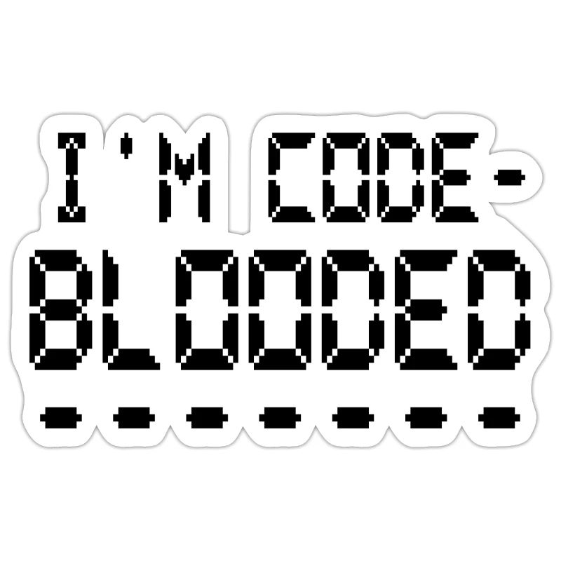 Computerprogrammierung Ich bin Code Blooded Programmierer