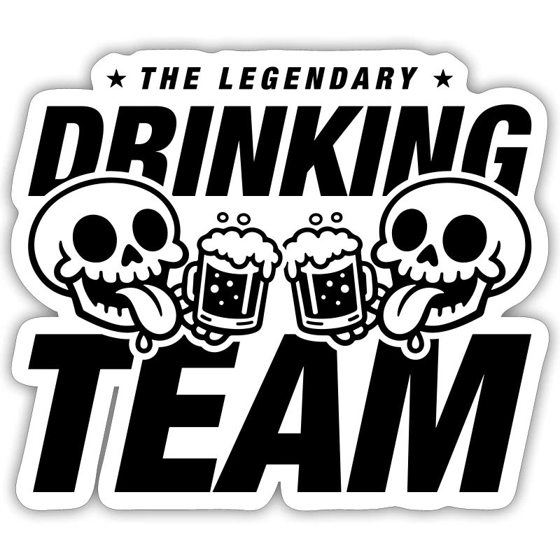Drinking Team Skeleton Beer