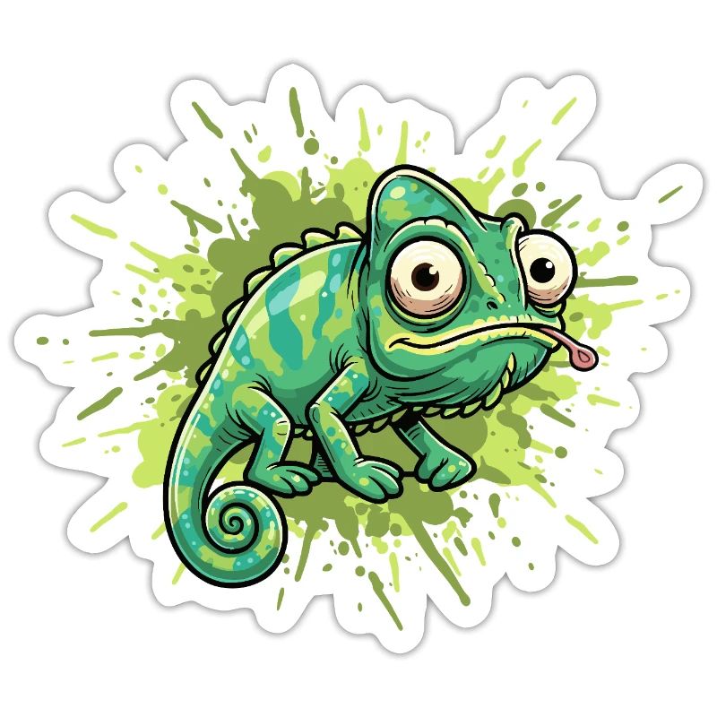 Éclaboussure de graffiti caméléon