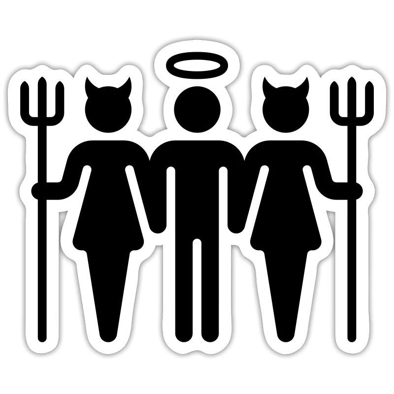 Teufel-Engel-Teufel / Devil-Cherub-Devil (M)