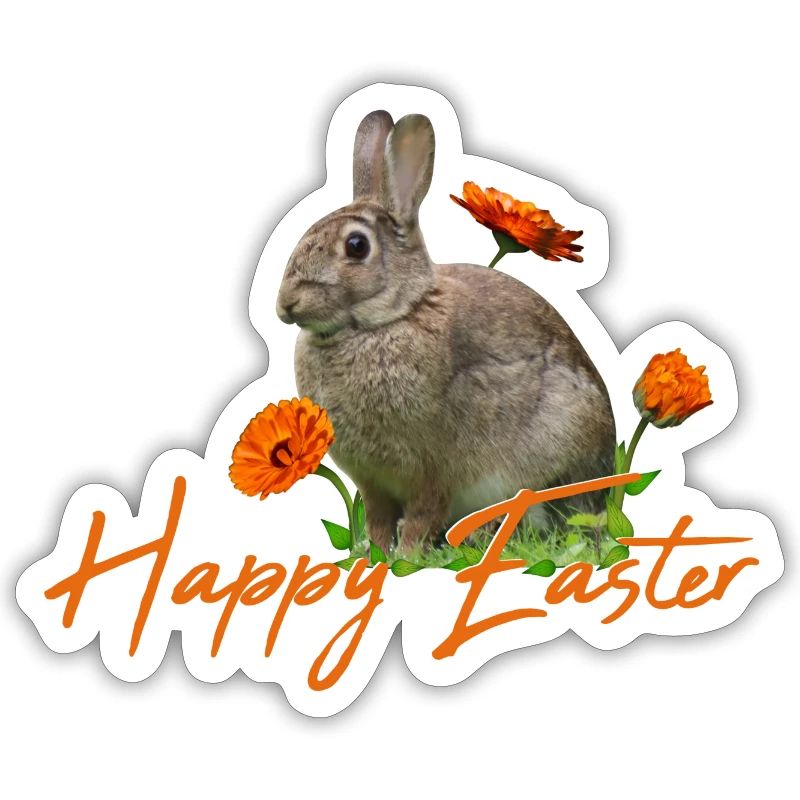 Happy Easter rabbit cony