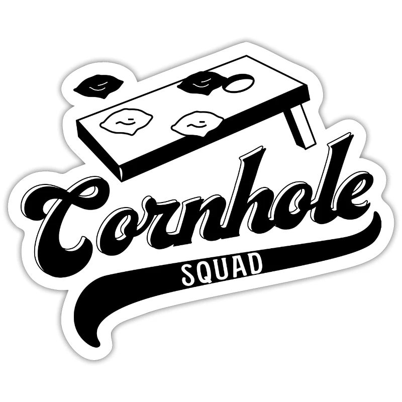Cornhole Squad Ironic Sack Toss Quote