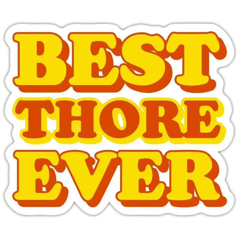 Funny gift with first name Thore