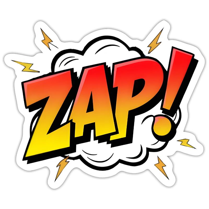 ZAPPEN! - Ein dynamischer Comic-Ausruf