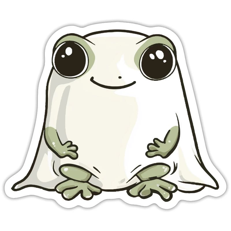 Frosch Halloween Comic Geist