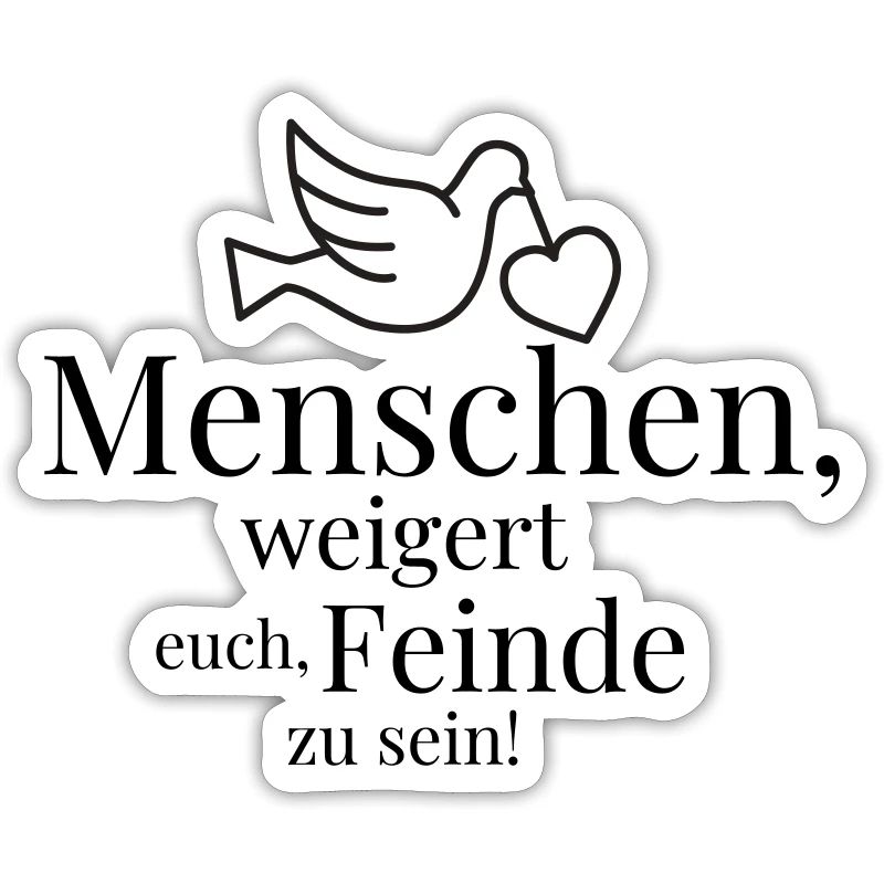 Peuple, refusez d’être ennemis !