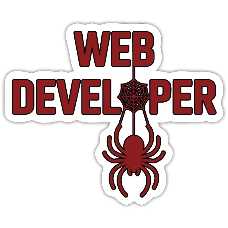 Web Developer Spider Logo Shirt