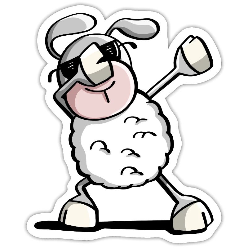 Funny Dab Dance Schaf - Dabbing Schafe - Schäfchen