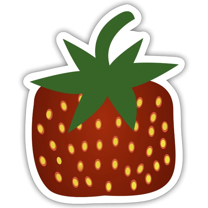 Funny angular strawberry gift idea