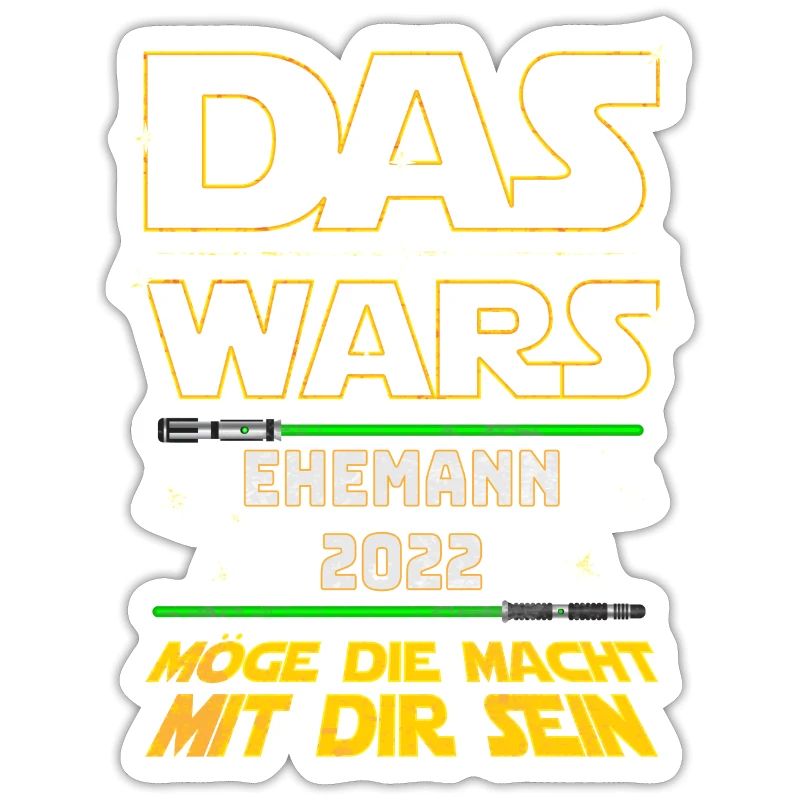 Das Wars Ehemann 2022 JGA Junggeselle Bräutigam