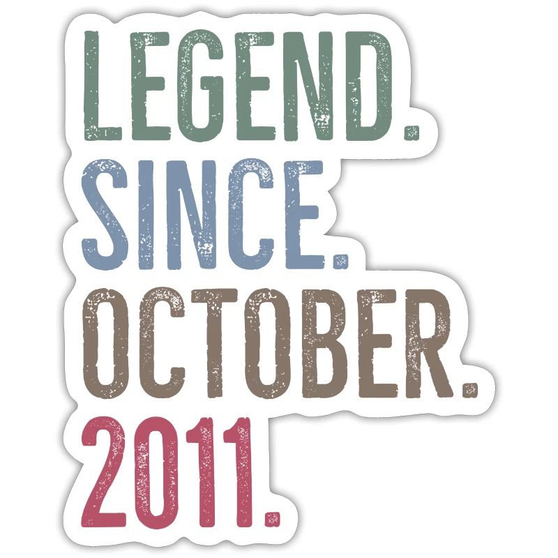 Legend Since October 2011