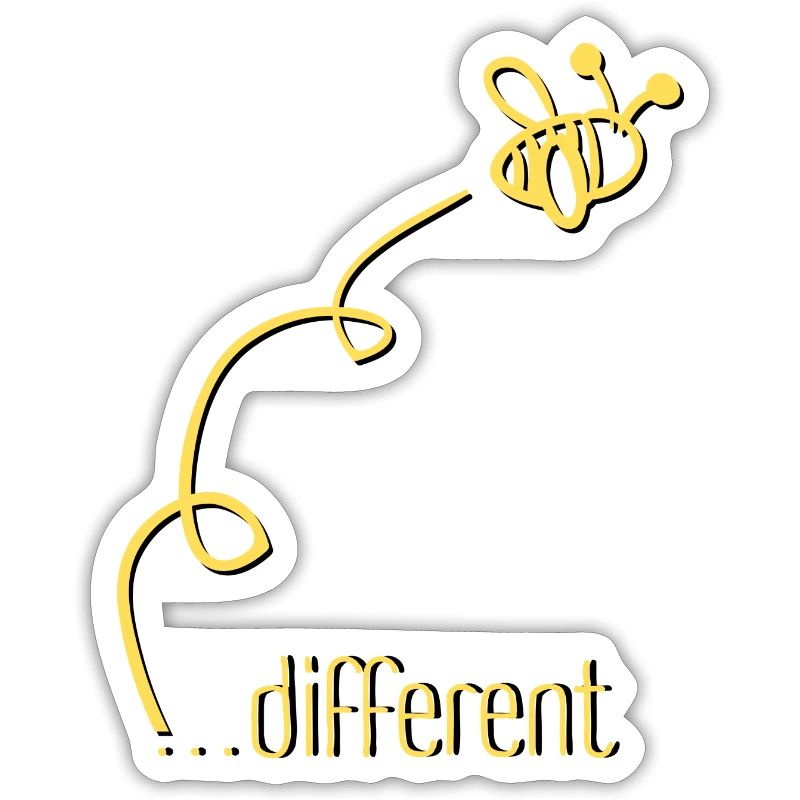 Bee Different - Sei anders! Statement Design