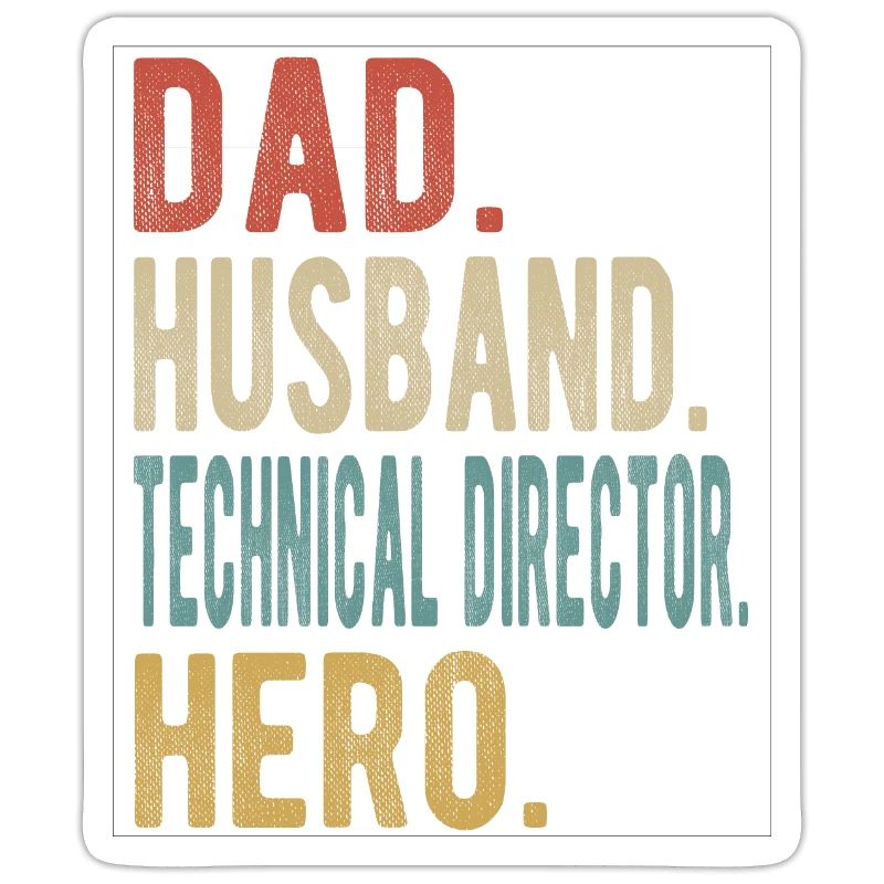 Technischer Direktor Papa Ehemann Held