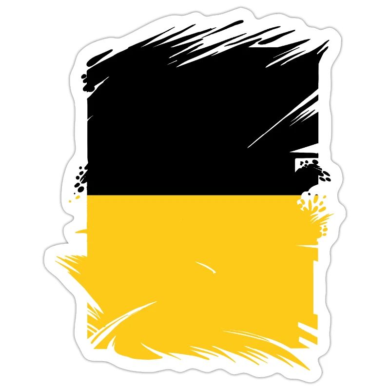 Drapeau du Bade-Wurtemberg Heimat Stuttgart
