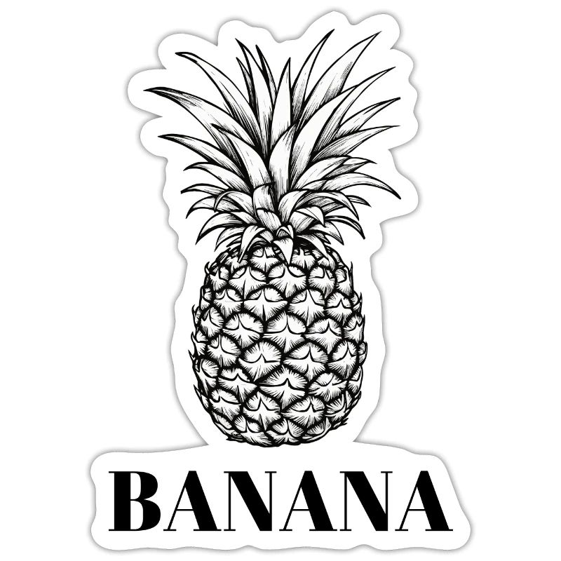Banananas - Banane oder Ananas - Geschenk Party