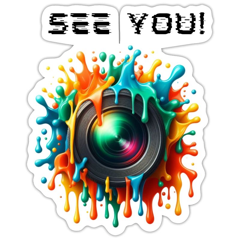 Objectifs de caméra à effet éclaboussure, à bientôt !