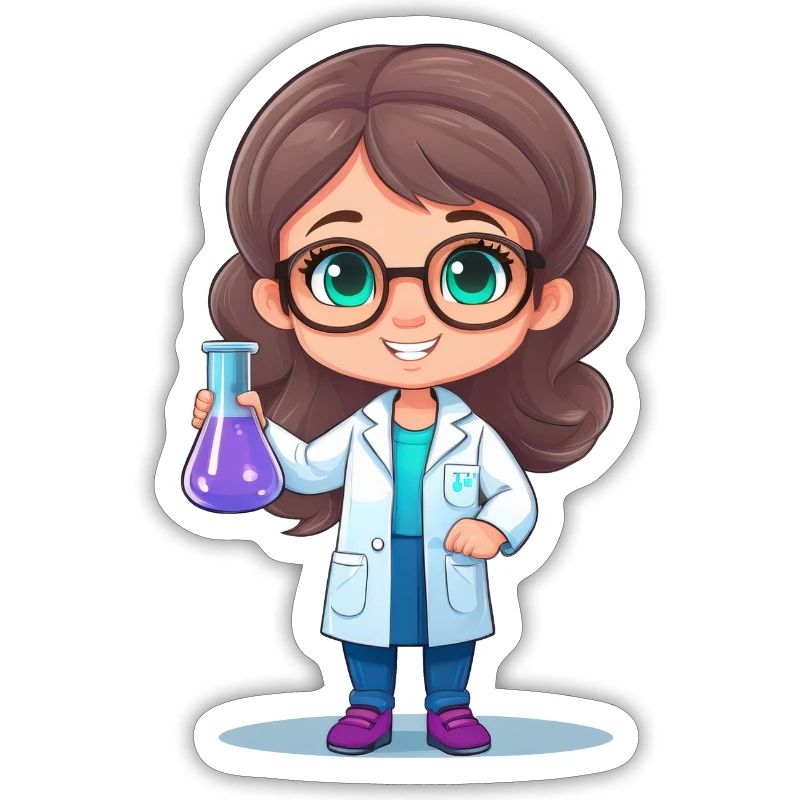 Chemikerin oder Laborantin oder Wissenschaftlerin