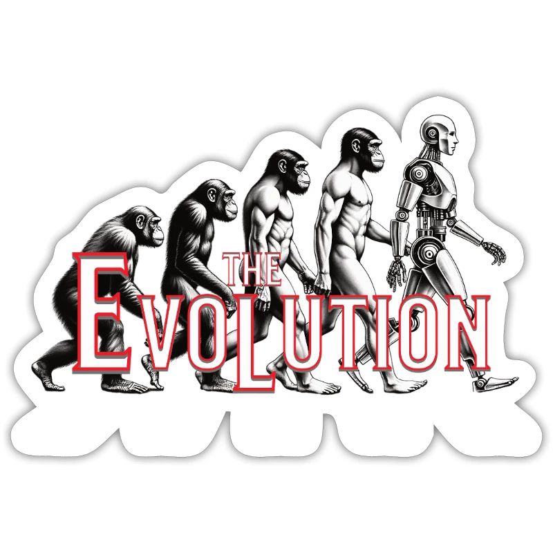 Evolution - Monkey to Robot Future Past