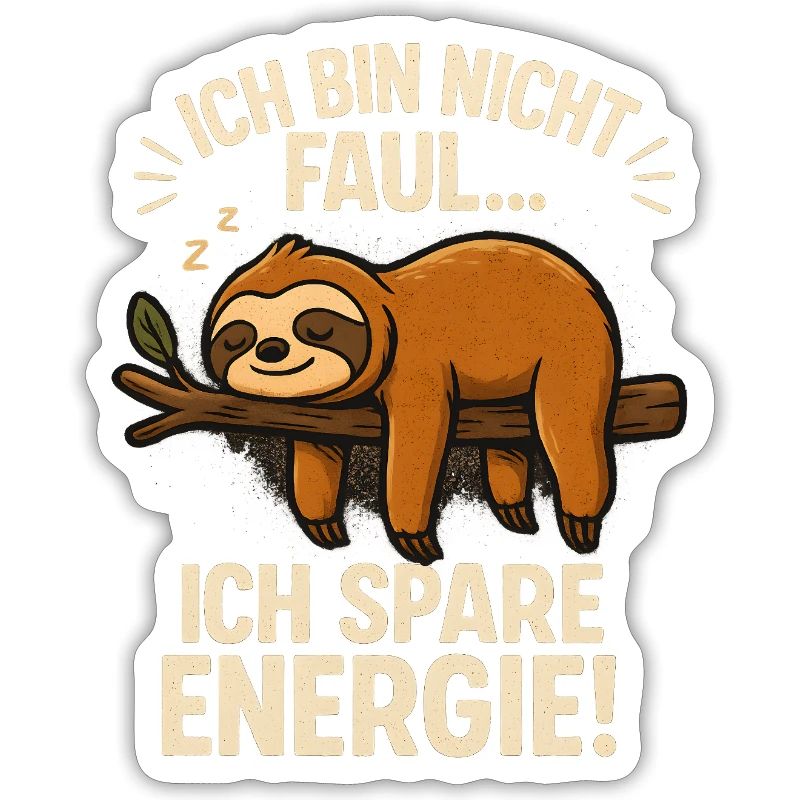 Hectic is not a solution either Sleeping sloth