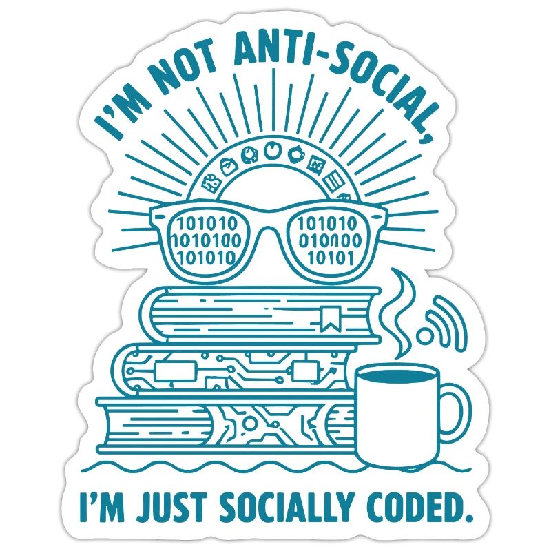 Sozial Codiert: Bücher, Kaffee & Code
