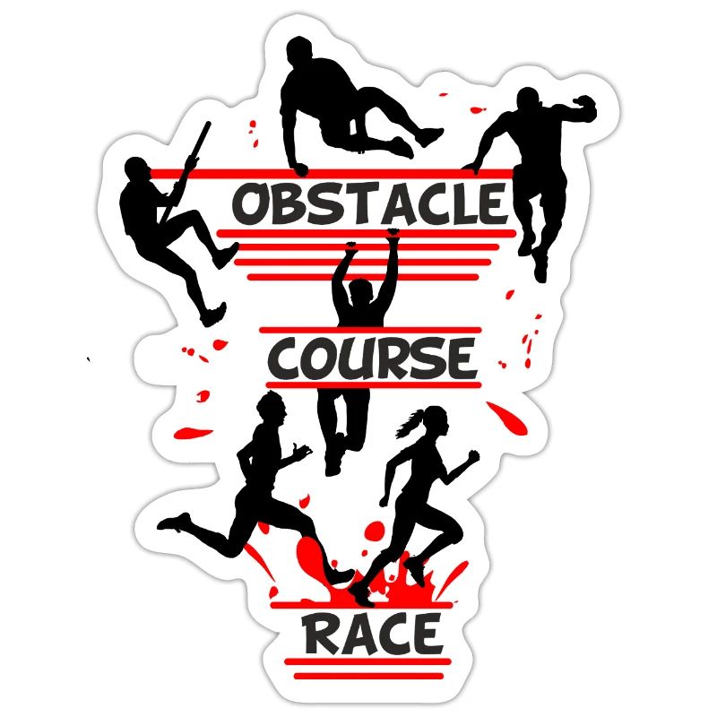 Course d’obstacles – Silhouette Full Action