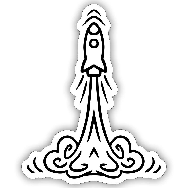 Rocket launch rocket launch - rocket gift idea