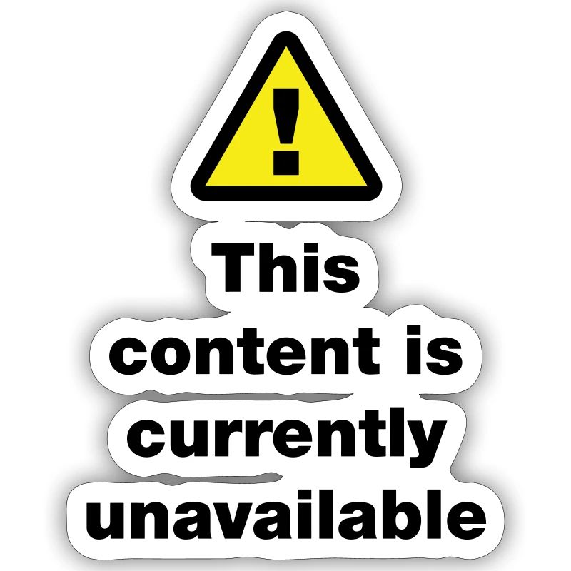 ⚠ This Content Is Currently Unavailable
