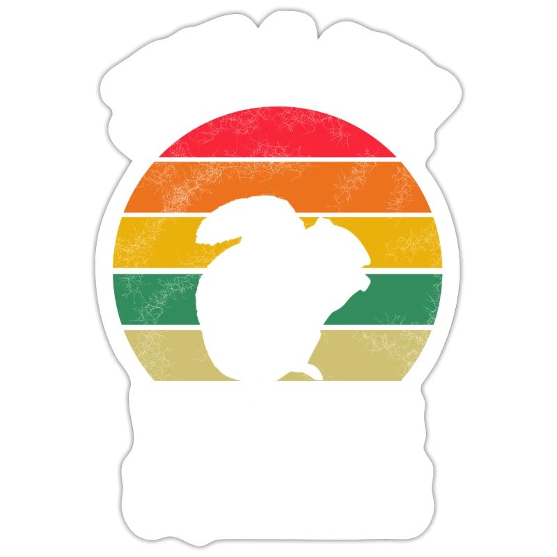 Waldbewohner Waldtier Mädchen Retro Eichhörnchen