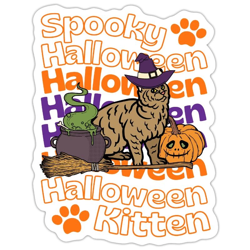 Pixie bob Katze Halloween Spooky Halloween Chat