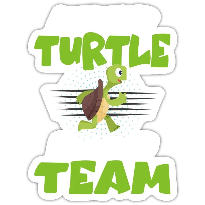 Équipe de course Schildkröte Awkard Turtle