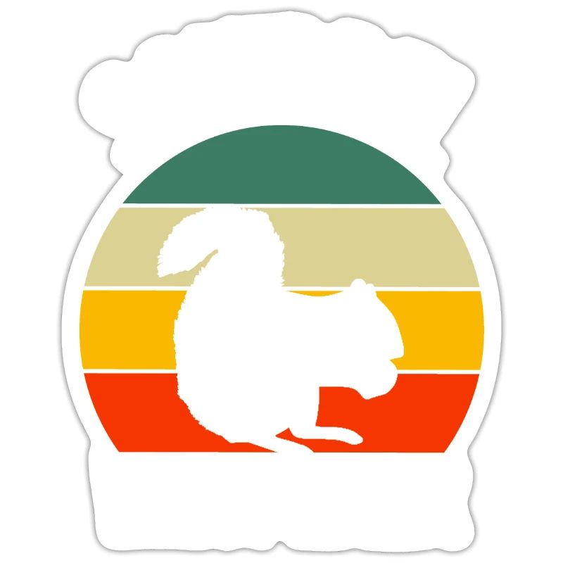 Eichhörnchen Flüsterer Geschenk Retro Eichhörnchen