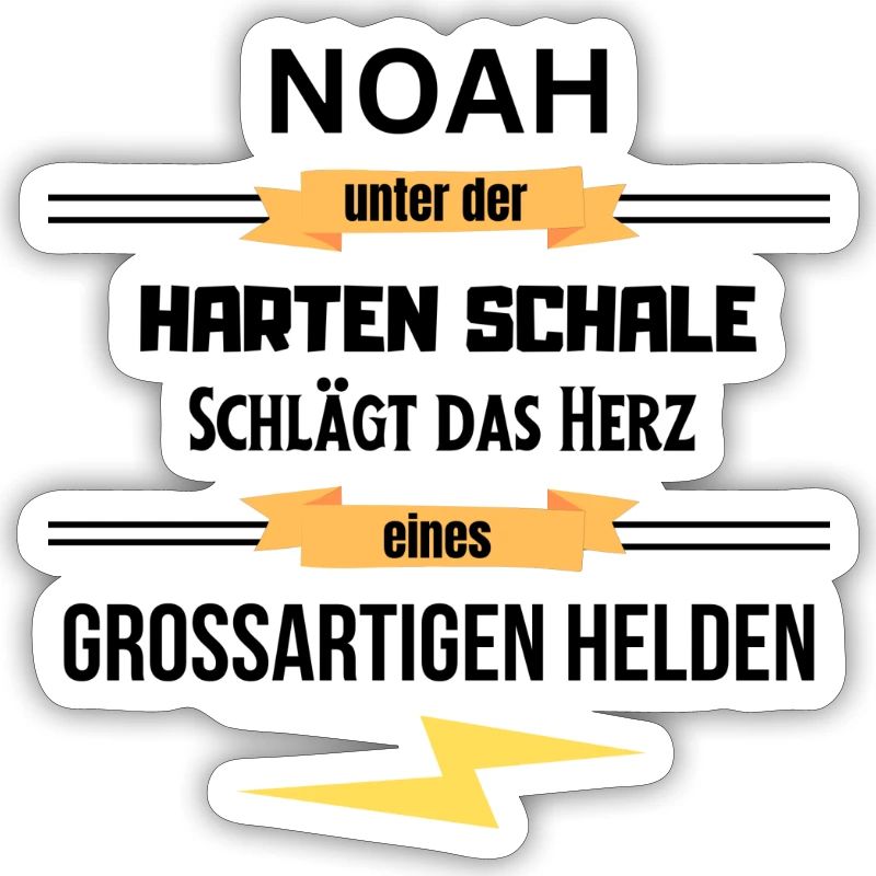 Noah unter harte Schale eines Großartigen Helden