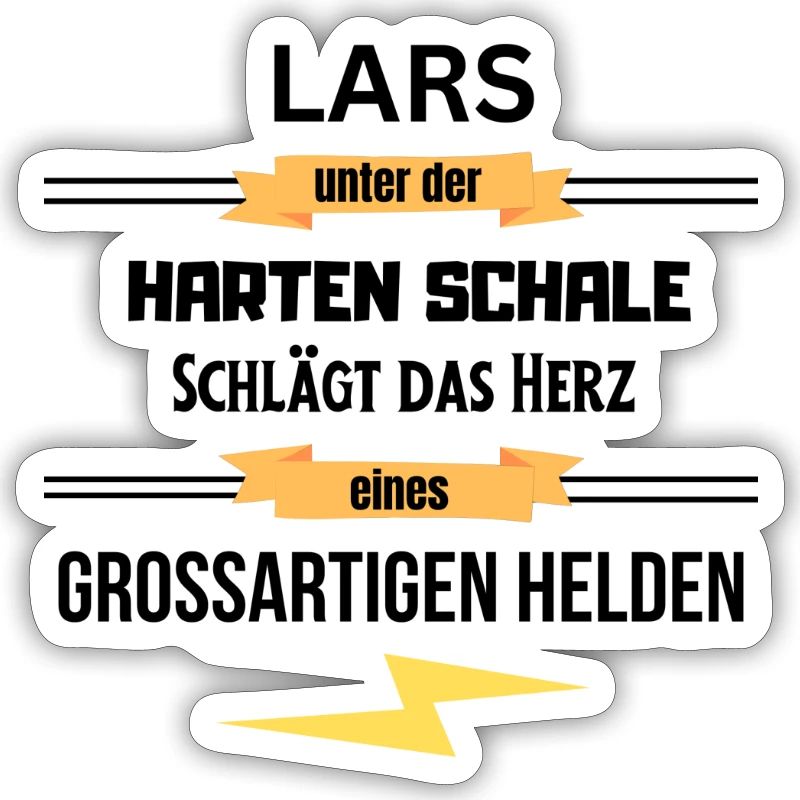 Lars unter harte Schale eines Großartigen Helden
