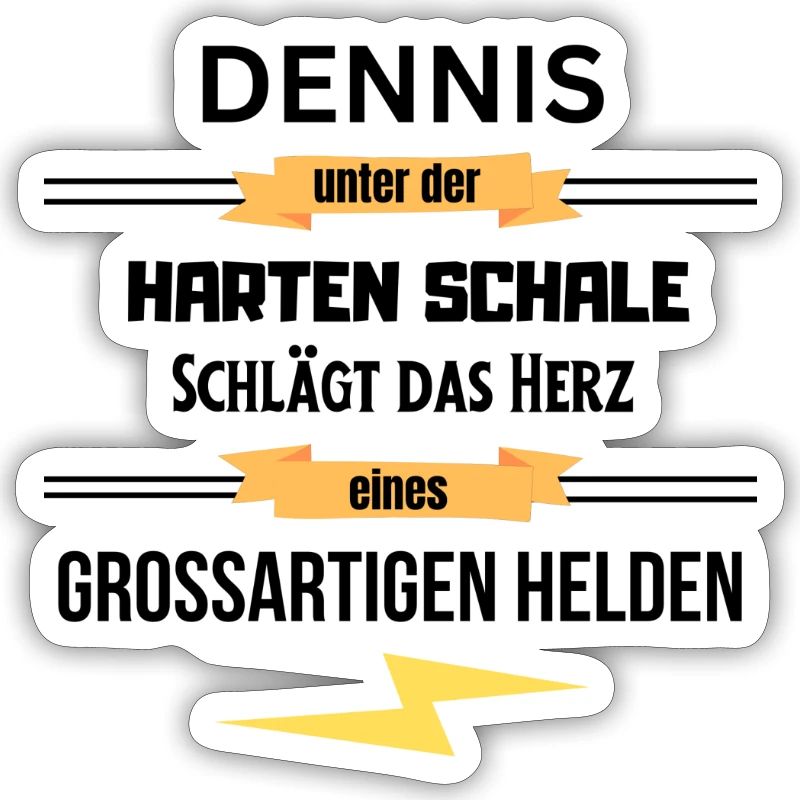 Dennis unter harte Schale eines Großartigen Helden